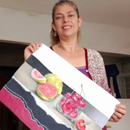 Aluna Maria Aparecida